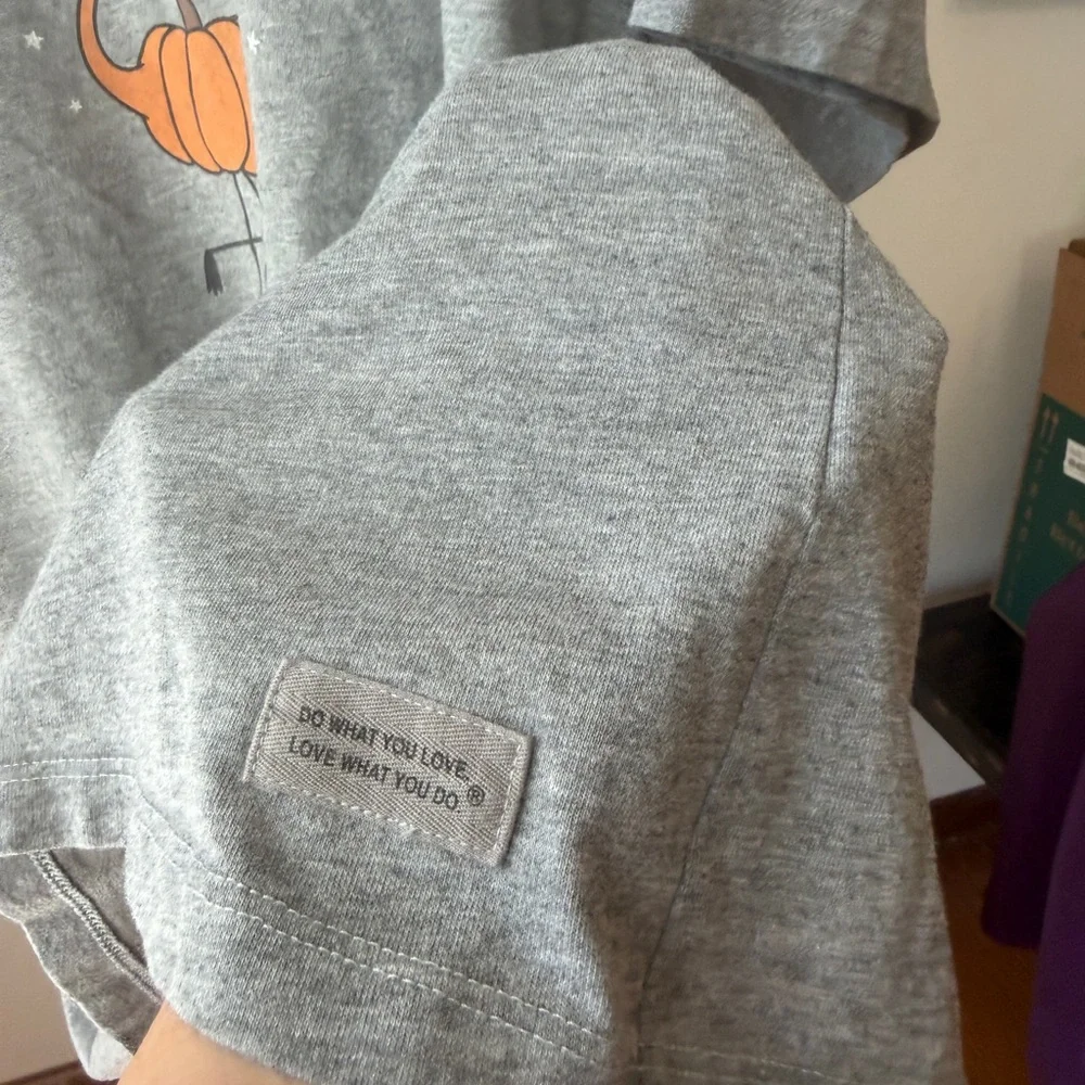 Life is Good Flamingo Halloween Shirt Women’s Size XXL Funny Gray - Picture 5 of 9